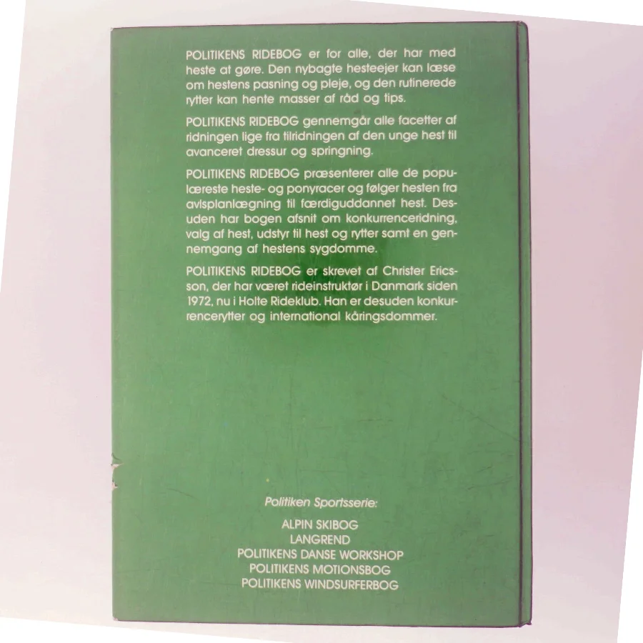 Politikens Ridebog af Christer Ericsson (Bog)