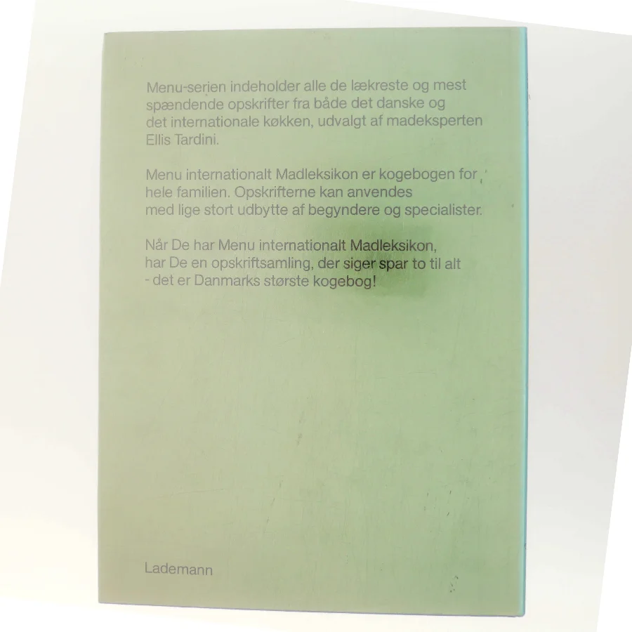 Menu - Internationalt Madleksikon af Ellis Tardini (Bog)
