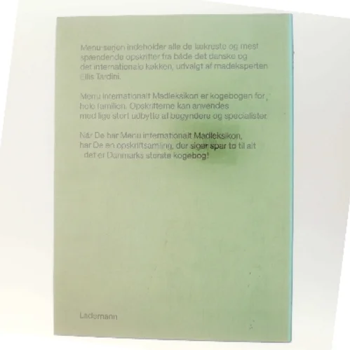 Menu - Internationalt Madleksikon af Ellis Tardini (Bog)