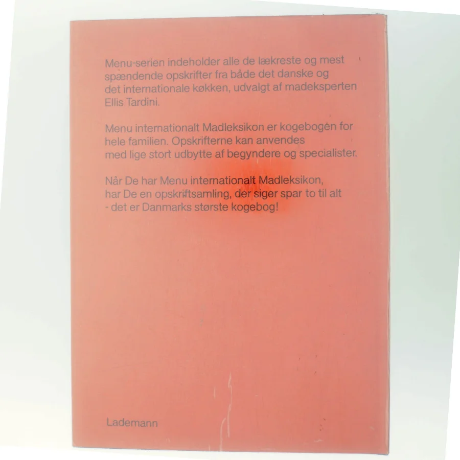 MENU: Internationalt Madleksikon af Ellis Tardini (Bog)
