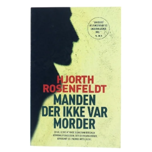 Manden der ikke var morder af Hjorth Rosenfeldt (Bog)