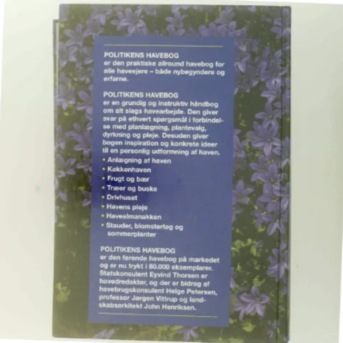 Politikens Havebog af Eyvind Thorsen (Bog)