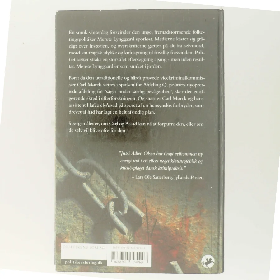 Kvinden i buret af Jussi Adler-Olsen (Bog)