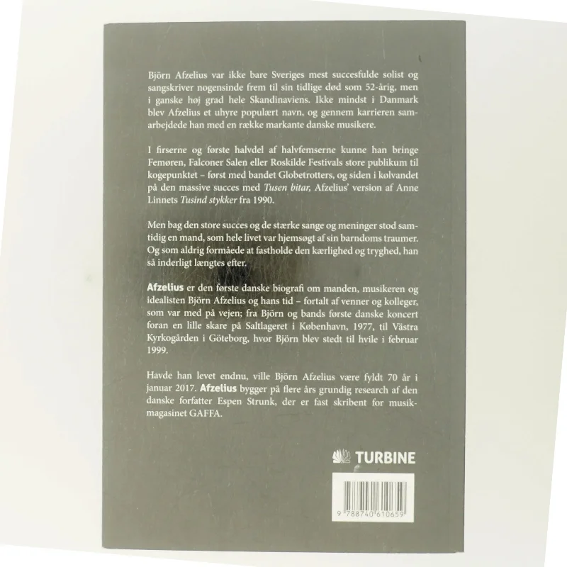 Afzelius af Espen Strunk (Bog)