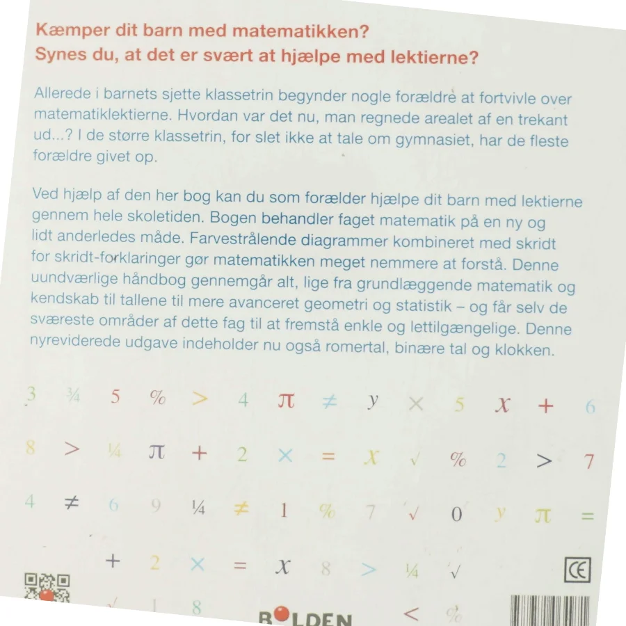 Hjælp dit barn med matematik gennem grundskolen og gymnasiet af Carol Vorderman (Bog)