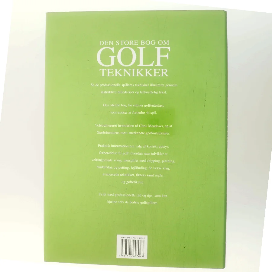 Den store bog om golfteknikker af Chris Meadows (Bog)