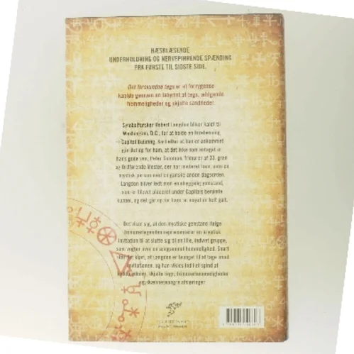 Det forsvundne tegn af Dan Brown (Bog)