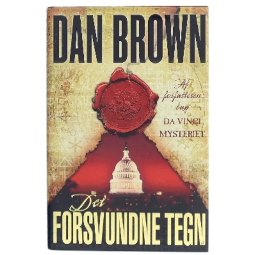 Det forsvundne tegn af Dan Brown (Bog)