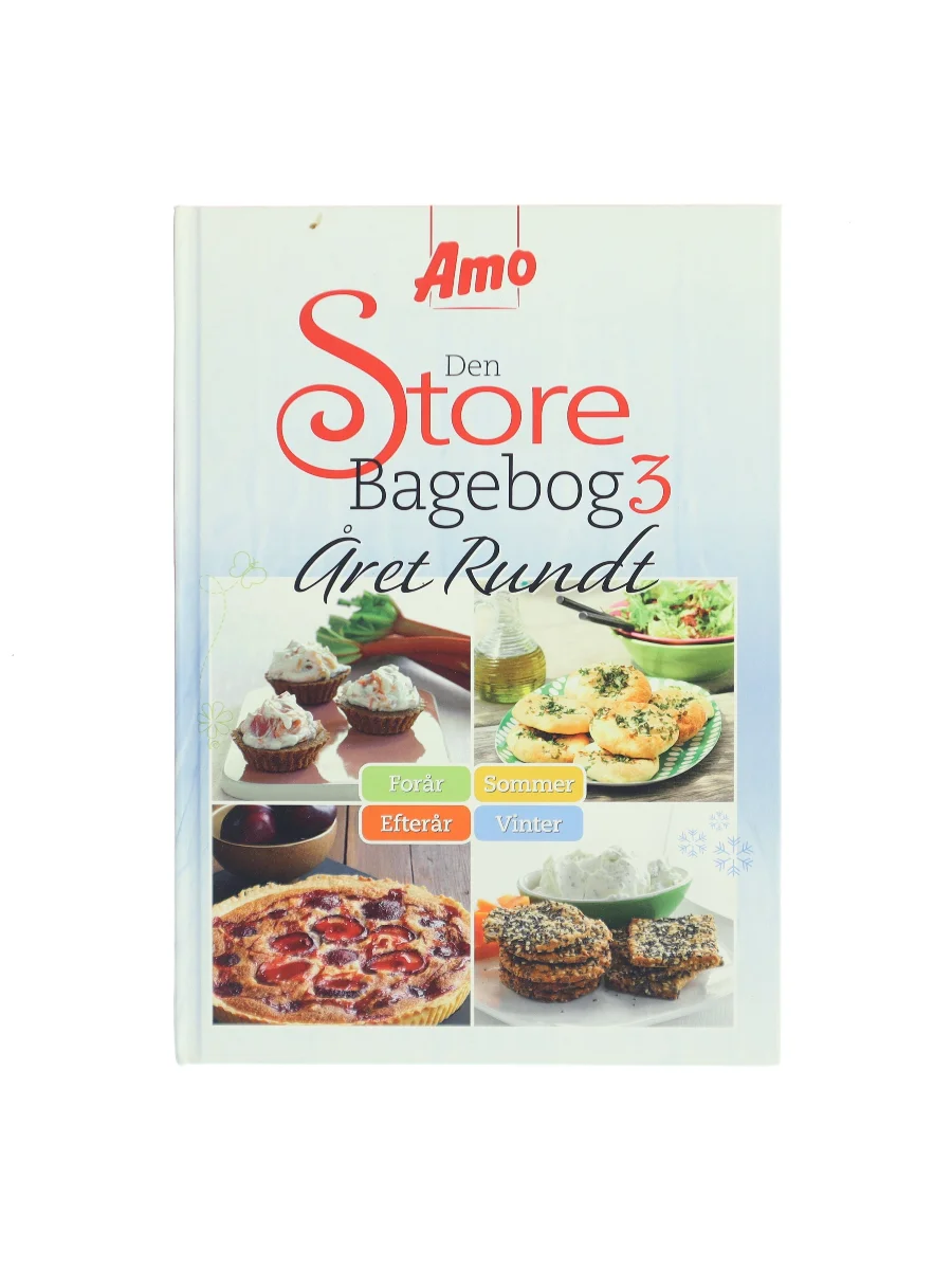 Forsiden af Amo Den Store Bagebog 3 – Året Rundt fra Amo af Amo