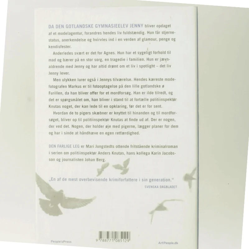 Den farlige leg : kriminalroman af Mari Jungstedt (Bog)