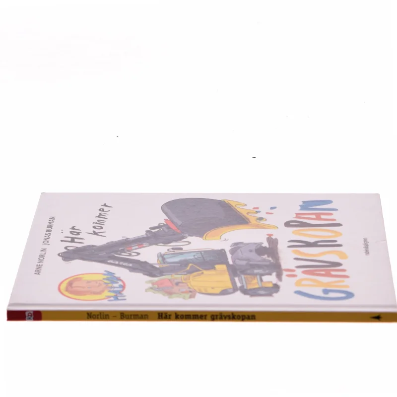 Børnebog om gravemaskine fra Raben & Sjögren