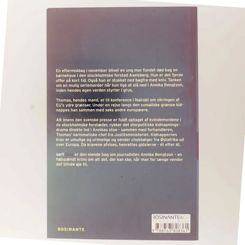 Sort hvid af Liza Marklund (Bog)