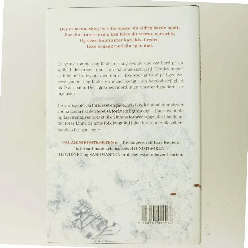 Paganinikontrakten : Kriminalroman (Danish Language) (Bog)