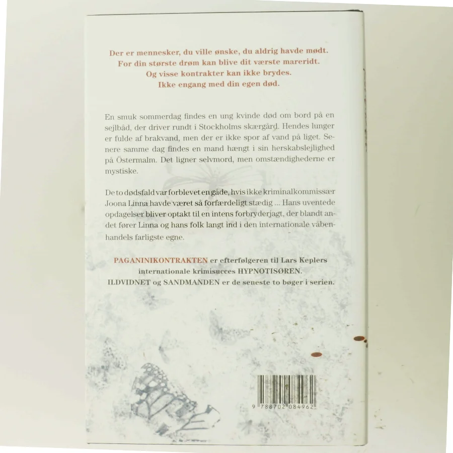 Paganinikontrakten : Kriminalroman (Danish Language) (Bog)
