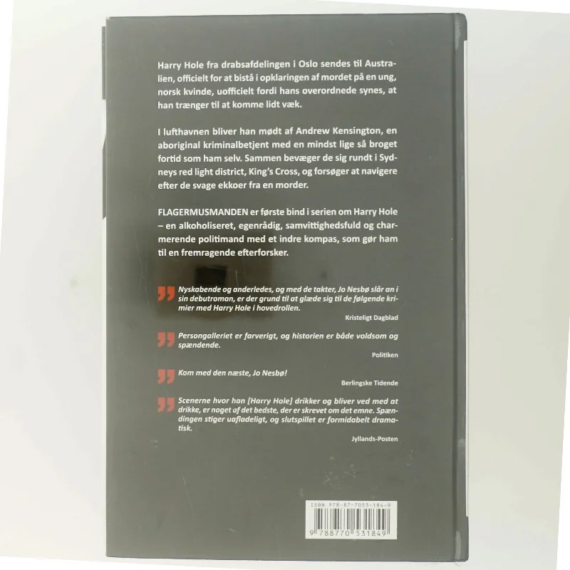 Flagermusmanden af Jo Nesbø (Bog)