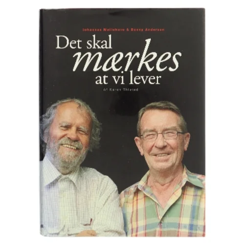 Det skal mærkes at vi lever af Karen Thisted (Bog)