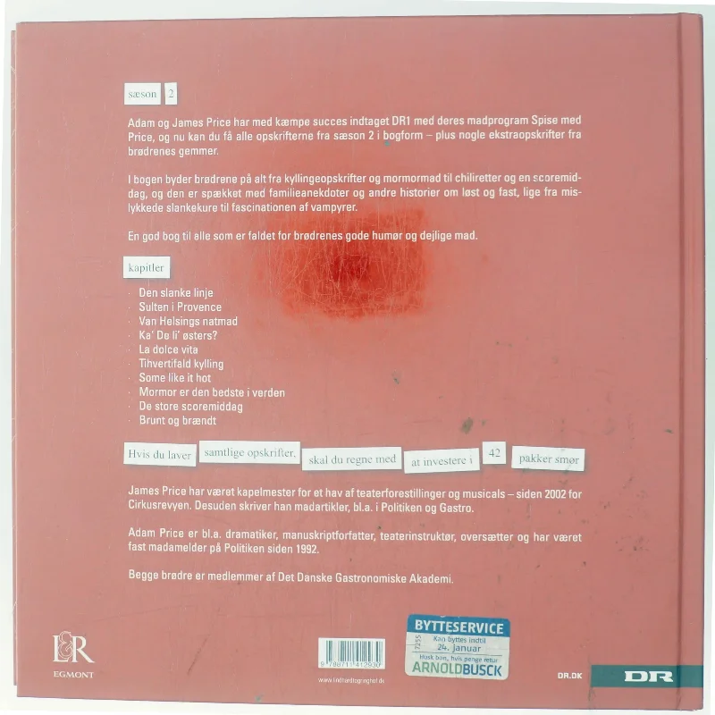 Spise med Price sæson 2 (Bog)