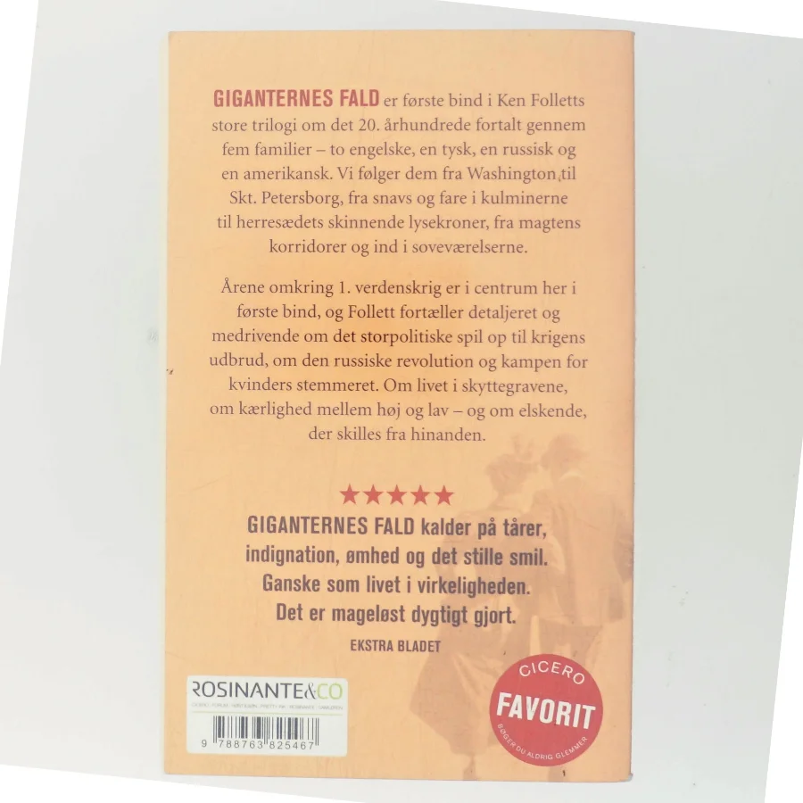 Giganternes fald af Ken Follett (Bog)