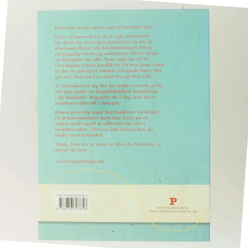 Tro på dit barn af Jørgen Svenstrup (Bog)