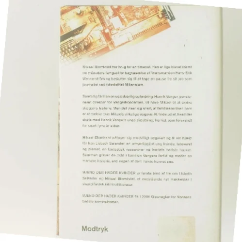 Mænd der hader kvinder af Stieg Larsson (Bog)