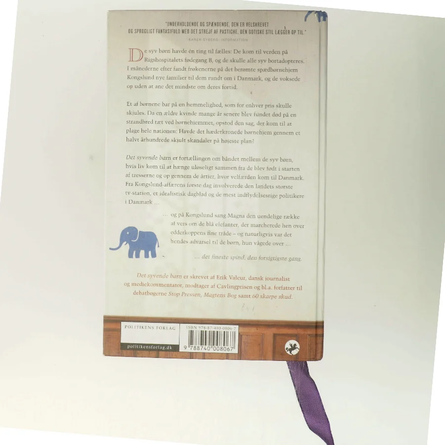 Det syvende barn af Erik Valeur (Bog)