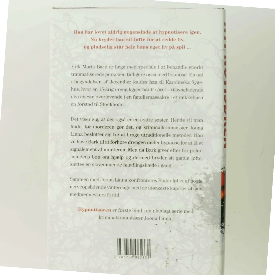 Hypnotisøren af Lars Kepler (Bog)