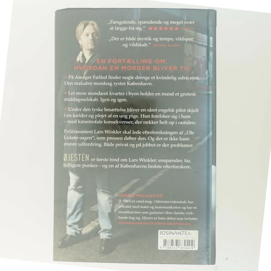 Øjesten : krimi af Jakob Melander (Bog)