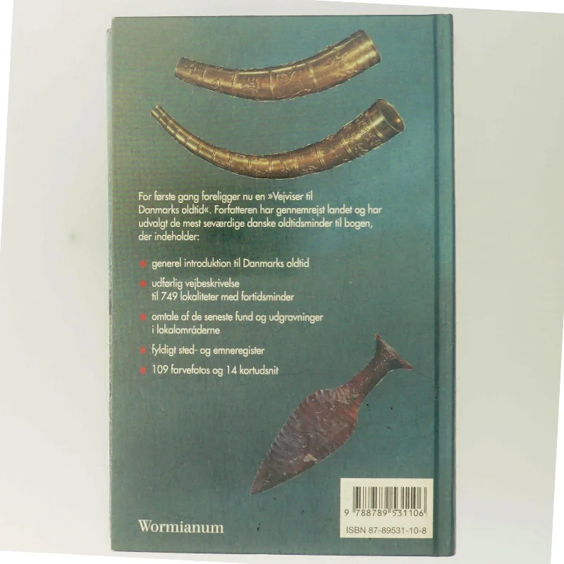 Vejviser til Danmarks oldtid af Ingrid Falktoft Andersen (Bog)