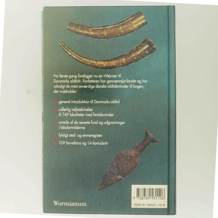 Vejviser til Danmarks oldtid af Ingrid Falktoft Andersen (Bog)