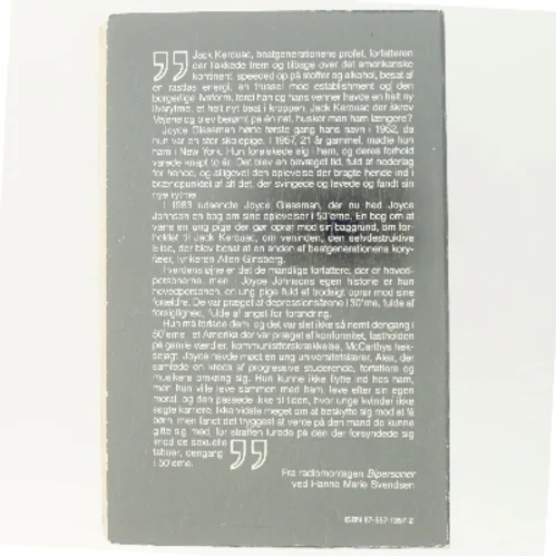 Bipersoner af Joyce Johnson (Bog)