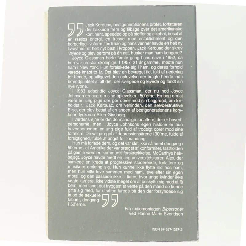 Bipersoner af Joyce Johnson (Bog)