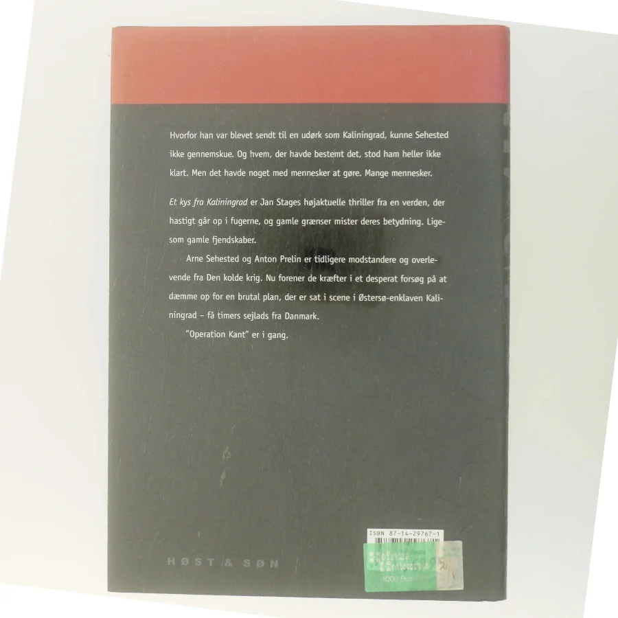 Et kys fra Kaliningrad : roman af Jan Stage (f. 1937) (Bog)