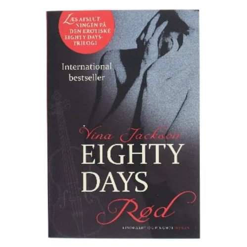 Eighty days rød af Vina Jackson (Bog)