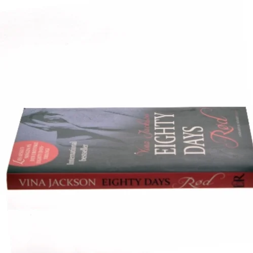 Eighty days rød af Vina Jackson (Bog)