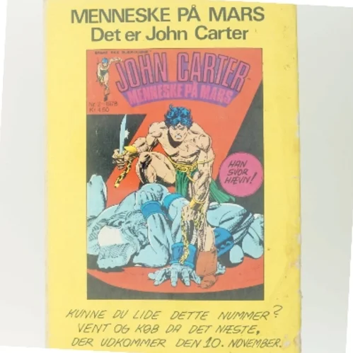 John Carter: Menneske på Mars (Bog)