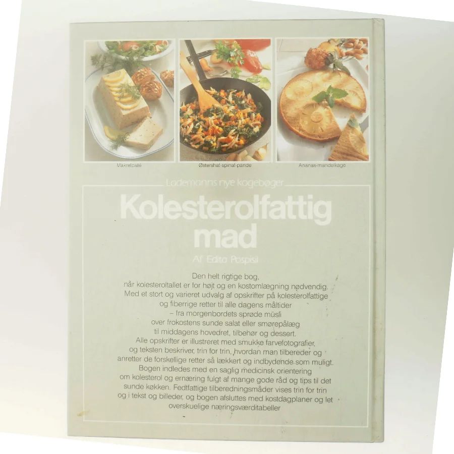Kolesterolfattig mad af Edita Pospisil (Bog)