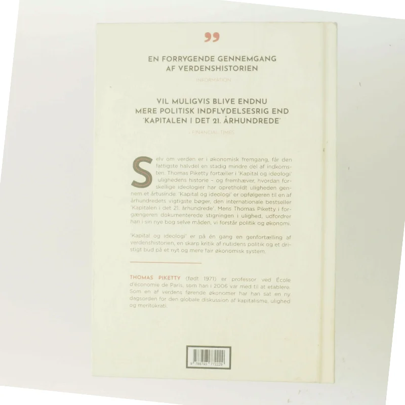 Kapital og ideologi af Thomas Piketty (Bog)