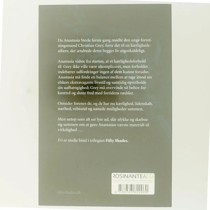 Fifty shades. Bind 3, Fri af E. L. James (Bog)