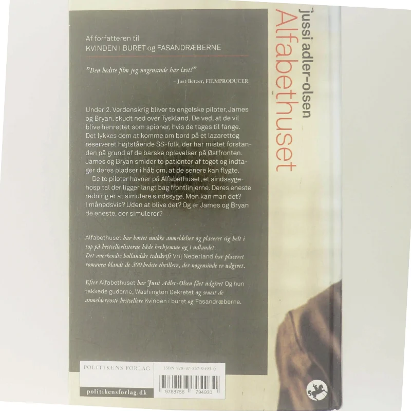 Alfabethuset af Jussi Adler-Olsen (Bog)