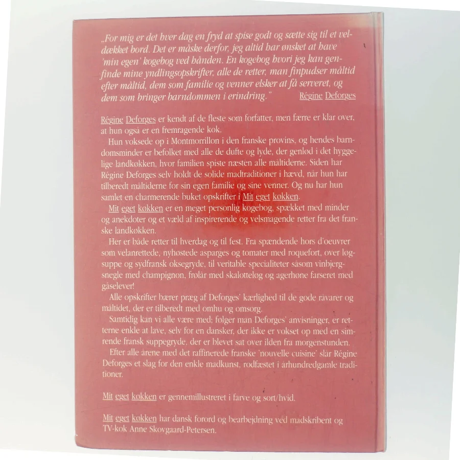Mit eget køkken af Régine Deforges (Bog)