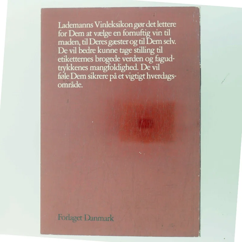 Lademanns Vin Leksikon af Erik Olaf Hansen (Bog)