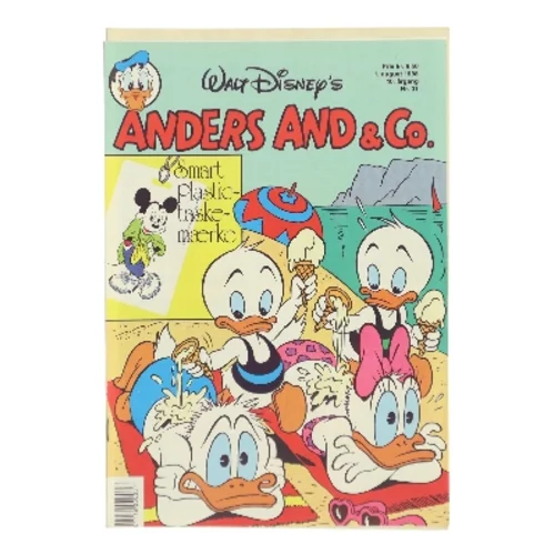 Anders And & Co tegneserie fra Walt Disney (Bog)