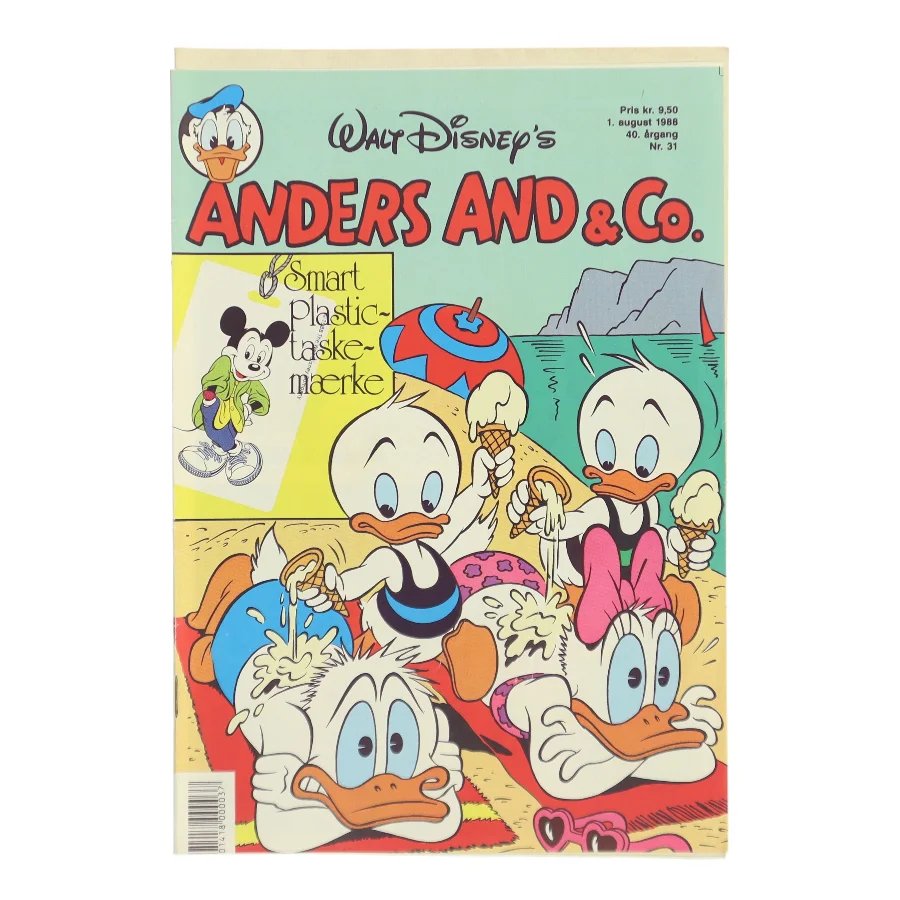 Anders And & Co tegneserie fra Walt Disney (Bog)