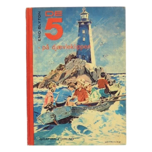 De 5 på djævleklippen af Enid Blyton (Bog)