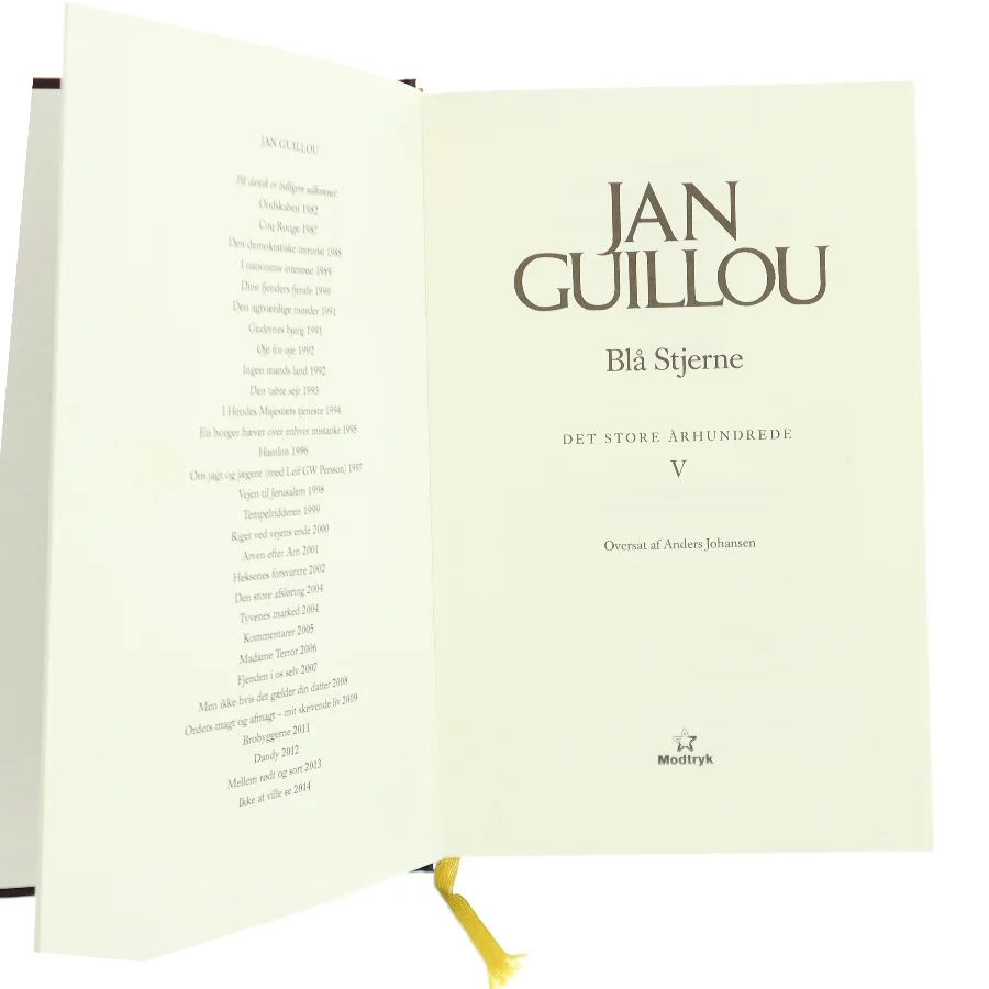 Blå Stjerne af Jan Guillou (Bog)