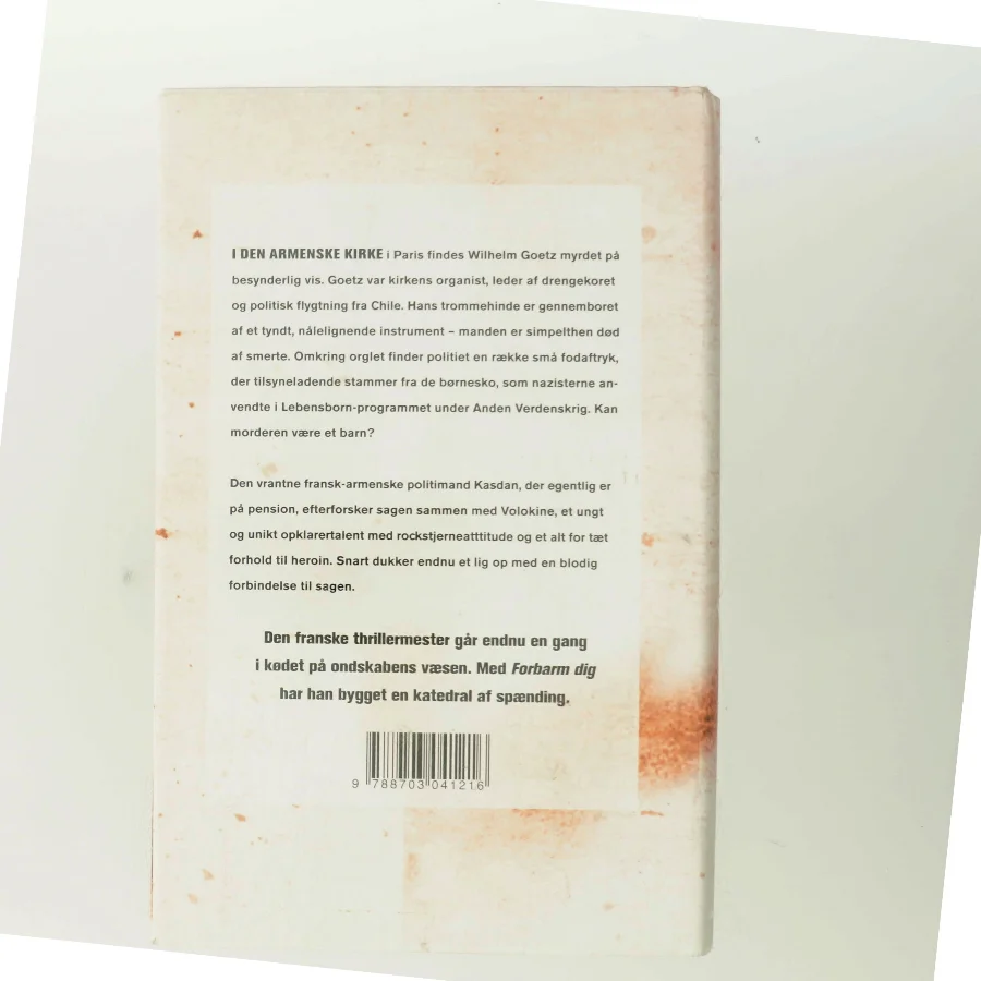 Forbarm dig : krimi af Jean-Christophe Grangé (Bog)