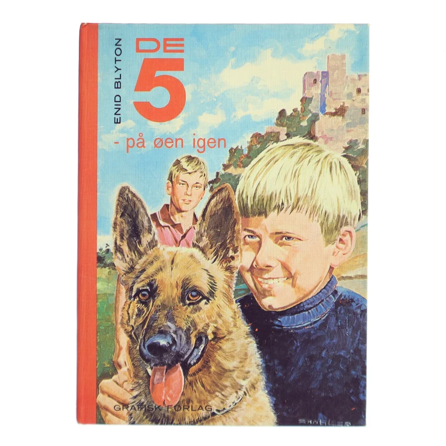 De 5 på øen igen af Enid Blyton (Bog)
