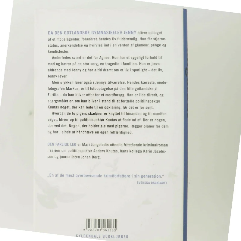 Den farlige leg : kriminalroman af Mari Jungstedt (Bog)