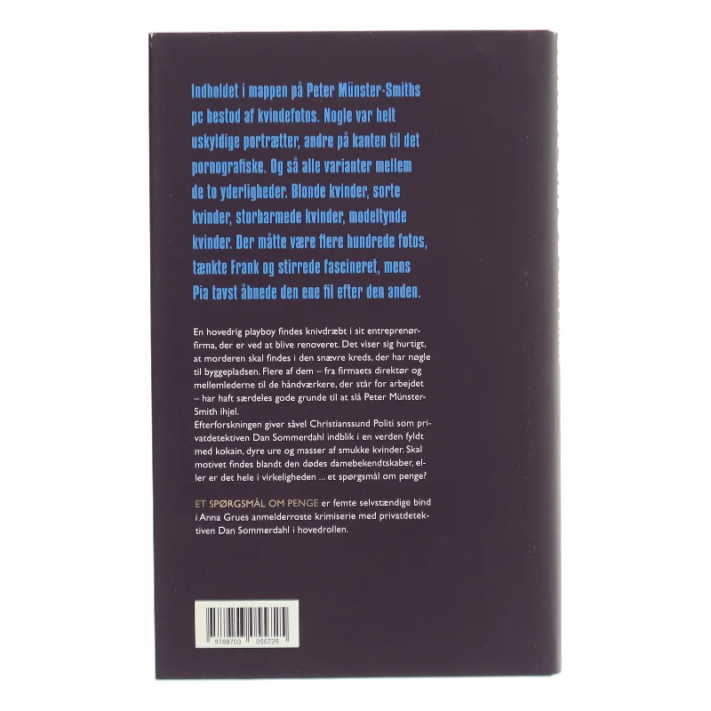 Et spørgsmål om penge af Anna Grue (Bog)