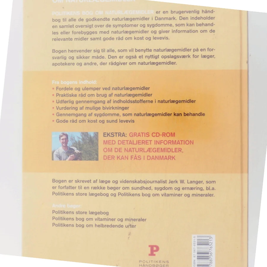 Politikens bog om naturlægemidler af Jerk W. Langer (Bog)